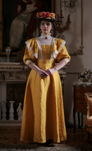 Load image into Gallery viewer, Edwardian Dress Gold