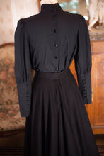 Load image into Gallery viewer, Edwardian Blouse Black