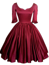 Load image into Gallery viewer, Burgundy Boudoir Dress