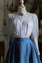 Load image into Gallery viewer, Edwardian Blouse Sky Blue
