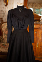 Load image into Gallery viewer, Edwardian Blouse Black
