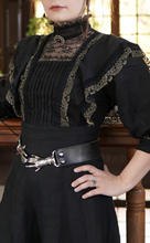 Load image into Gallery viewer, Edwardian Dress black
