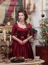Load image into Gallery viewer, Burgundy Boudoir Dress
