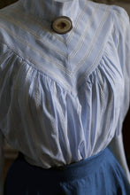 Load image into Gallery viewer, Edwardian Blouse Sky Blue
