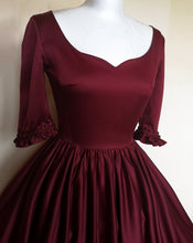 Load image into Gallery viewer, Burgundy Boudoir Dress
