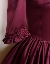 Load image into Gallery viewer, Burgundy Boudoir Dress
